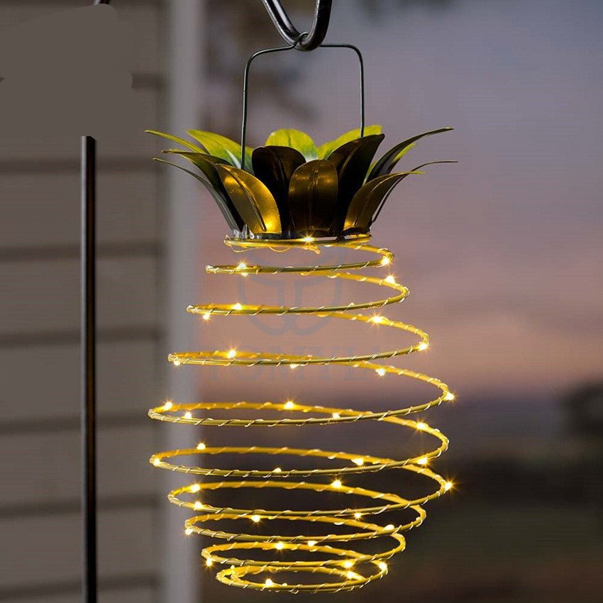 Gefolly Pineapple LED Solar Garden Lawn Lights