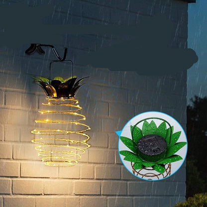 Gefolly Pineapple LED Solar Garden Lawn Lights