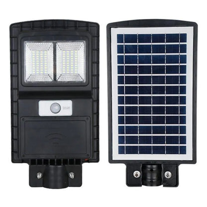 Gefolly Outdoor All In One Integrated 80W LED Solar Street Wall Path Light for Home & Garden- 8000 Lumens