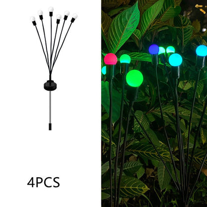 Gefolly Flackerndes Glühwürmchen-LED-Solar-Leuchtlicht für den Garten