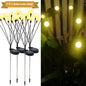 Gefolly Flickering Firefly LED Solar Garden Glow Light