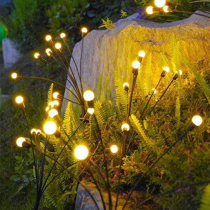 Gefolly Flackerndes Glühwürmchen-LED-Solar-Leuchtlicht für den Garten