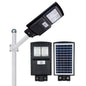 Gefolly Outdoor All In One Integrated 80W LED Solar Street Wall Path Light for Home & Garden- 8000 Lumens