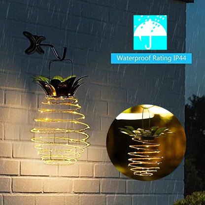 Gefolly Pineapple LED Solar Garden Lawn Lights