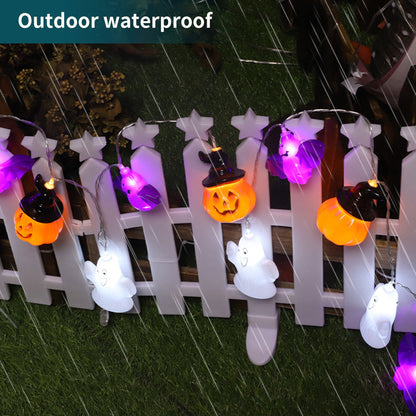 Gefolly Halloween Decoration String Lights, different styles of Halloween Decoration String Lights, with lightning and constant lights to create a mysterious and phantom atmosphere, suitable for courtyards, gardens, doors, and Halloween decorations