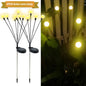 Gefolly Flickering Firefly LED Solar Garden Glow Light