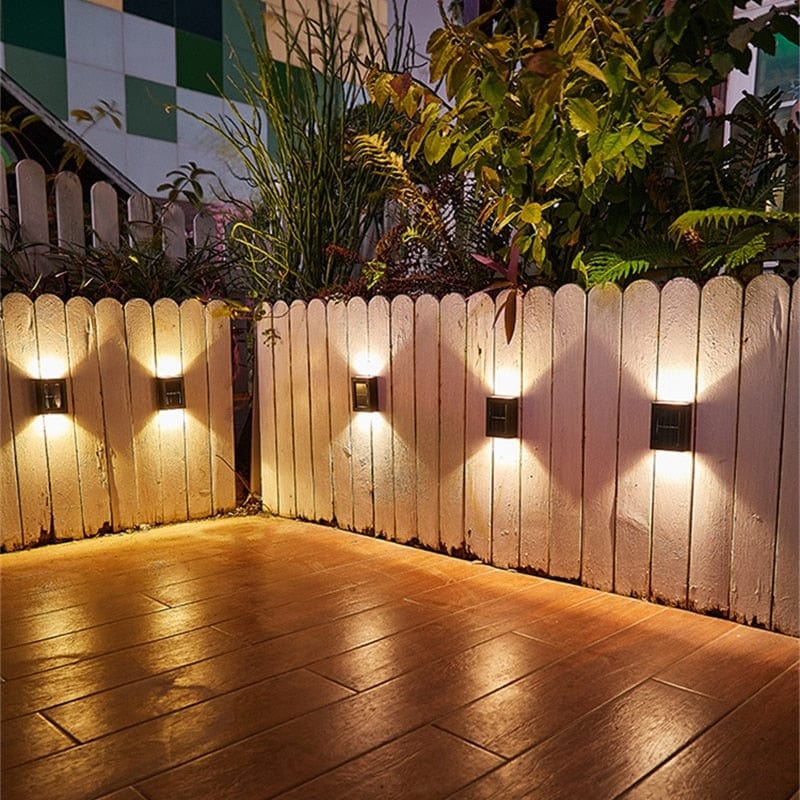 Gefolly Solar Powered Outdoor Patio Wall Light