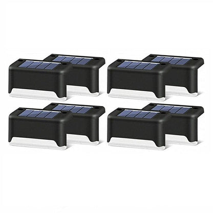 Gefolly Outdoor LED Solar Powered Waterproof Stair and Garden Light