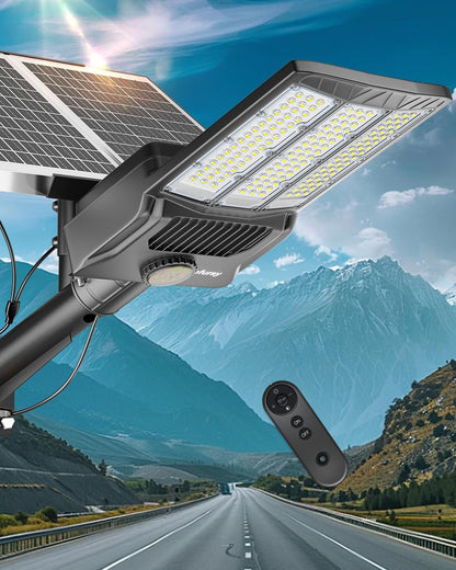 12500W Solar Street Lights Outdoor with Motion Sensor