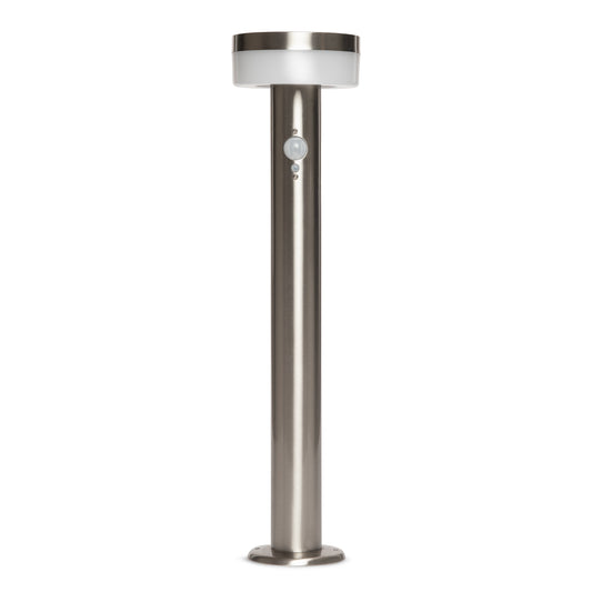 Gefolly Stainless Steel Solar Bollard Light with Motion Sensor | 12 LED