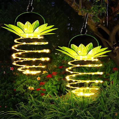 Gefolly Pineapple LED Solar Garden Lawn Lights