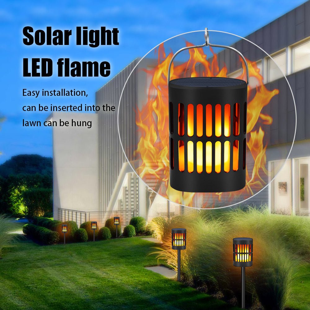 Gefolly Solar-LED-Flammenlaterne 