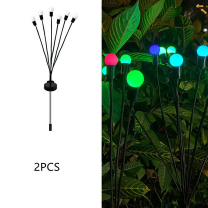 Gefolly Flackerndes Glühwürmchen-LED-Solar-Leuchtlicht für den Garten