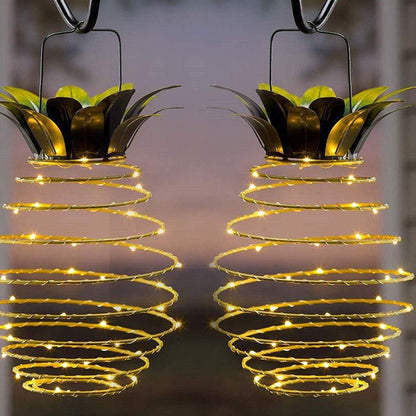 Gefolly Pineapple LED Solar Garden Lawn Lights