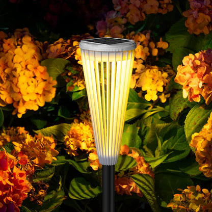 Gefolly LED-Solar-Rasenleuchten, IP65, wasserdichte Solarlampe für den Außenbereich, für Garten/Landschaft/Hof/Terrasse/Einfahrt/Gehwegbeleuchtung 