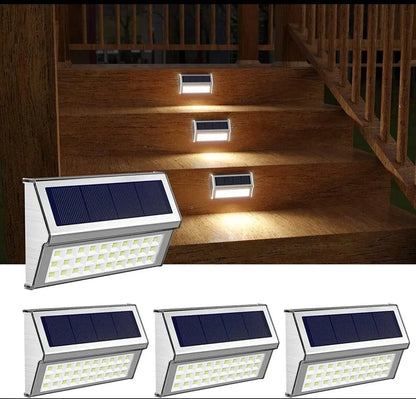 Gefolly Solar Outdoor Aluminum Lights 10 Pack 30LED