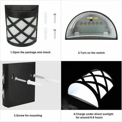 Gefolly Weatherproof Solar Led Square Light