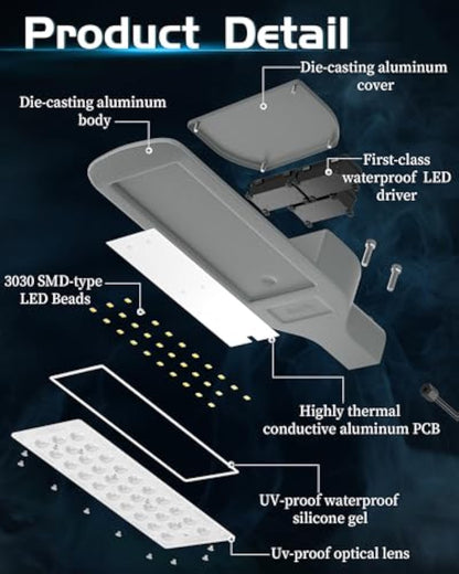 300W Parking Lot Light Commercial