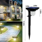 Gefolly 3.7V Ultra Bright Solar Motion Sensor Pathway Lights